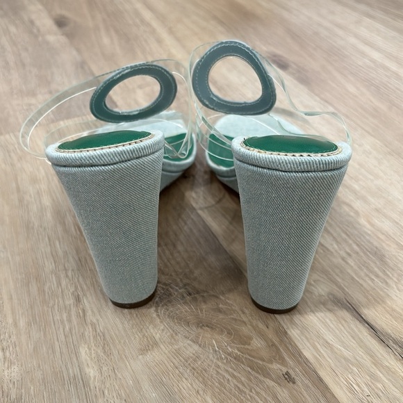 NEW Women’s Vivianly Denim Wedge Sandals - Picture 3 of 6